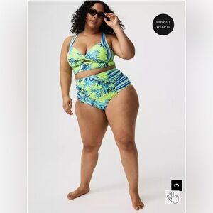 Torrid Blue and Green Bikini with Tropical Print
Looking For This Item